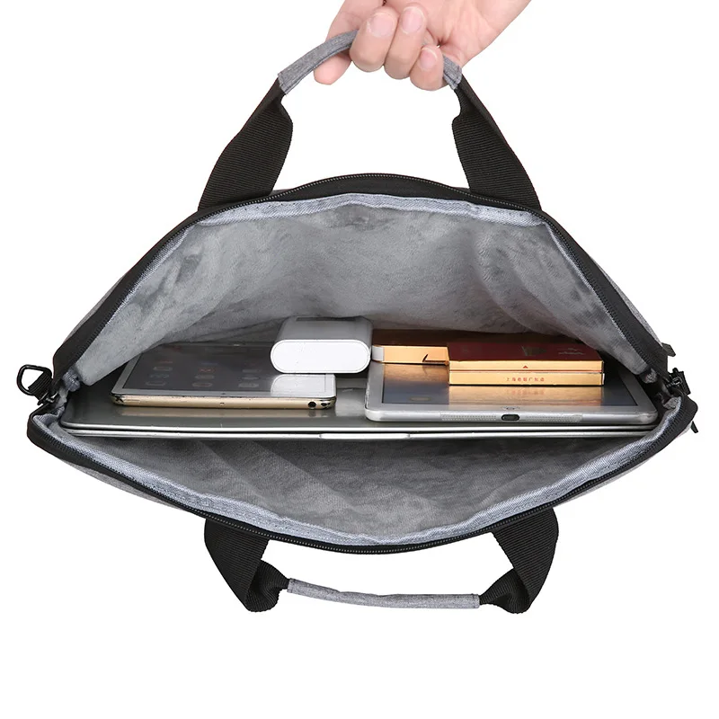 OEM Portable Light Weight Briefcase Laptop Case Simple Travel Shockproof Waterproof Handle Laptop bag for 13 14 15.6 16 inch factory