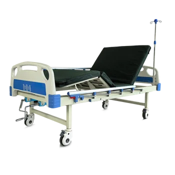 Two Crank Hospital Bed with mattress hospital bed