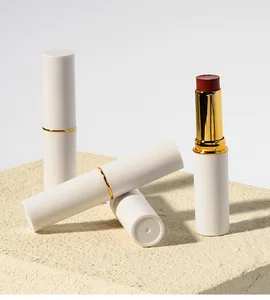 Wholesale Premium Waterproof Matte Lipstick Pencil Natural Herbal Gel Formula 2g Regular Size OEM-ODM Custom Logo Red/Pink Vegan