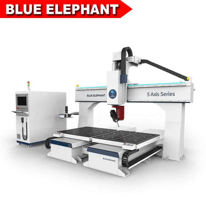 5 Axis Cnc Stone Carving Milling Machine 5 Ejes Cnc Router for Wood
