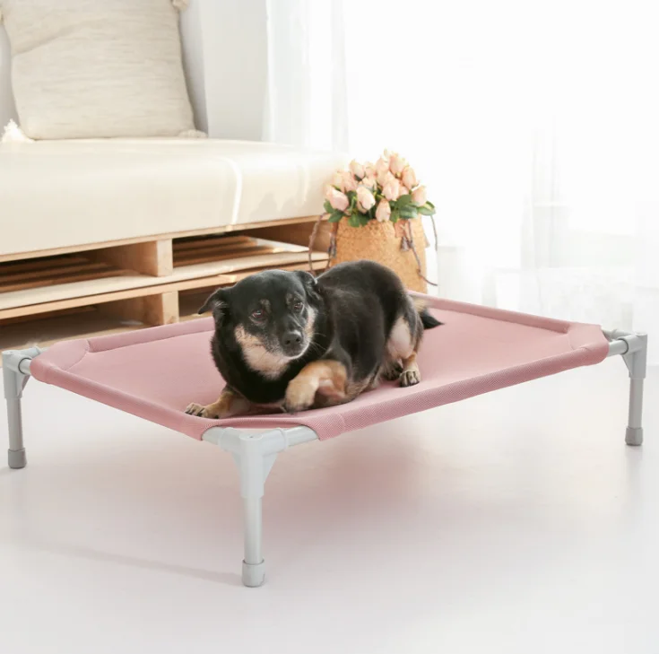 Wholesale Elevated Dog Bed Pets Mesh Bed Pet Cot With Foldable Steel