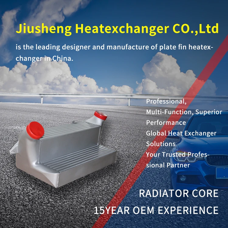 Jsy0117 High Efficiency N54 N55 Car Racing Intercooler Aluminum