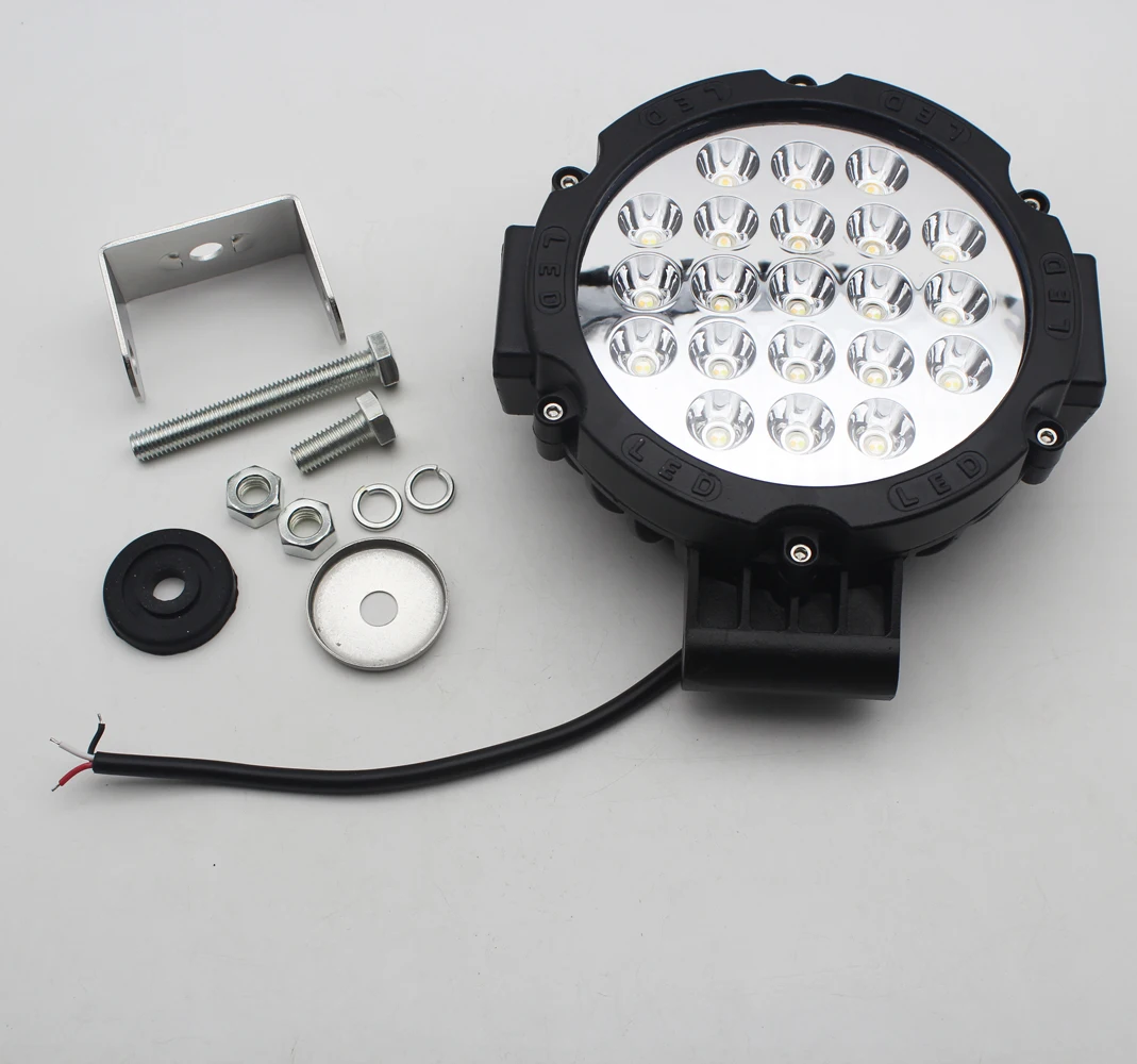 2x 7inch 20000LM LED Work Light Bar Flood Spot Pod Offroad Fog