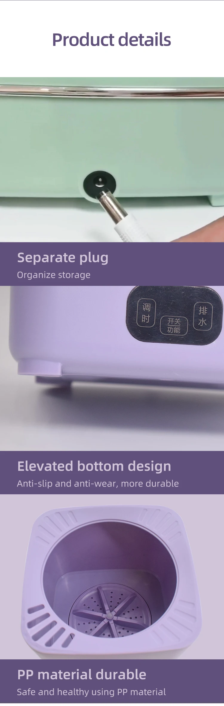 Factory Price Miniwashingmachine Front Loader For Socks Mini Washing