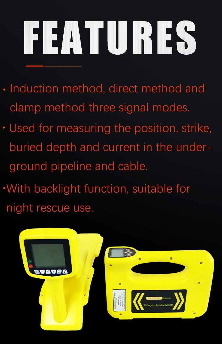 Multi-purpose Precision Locator Cable Fault Finder Underground Cable ...