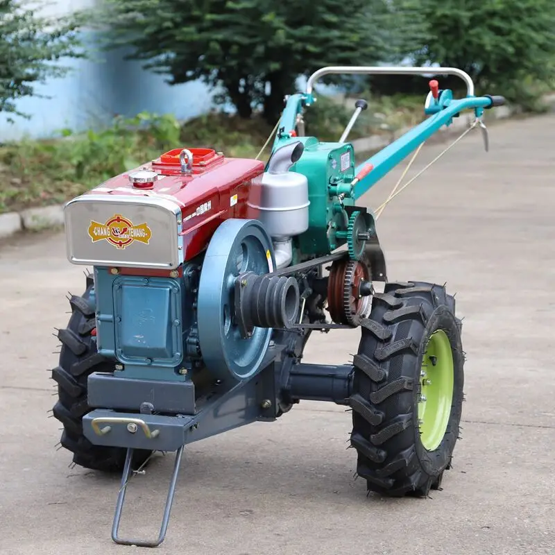Plowing Machine Small Farming Tools Equipment Machines Double-headed Plow Agricultural Power Tiller Walking Tractor Ethiopia