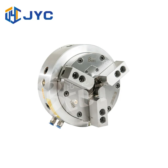 Mâm cặp máy tiện lắp phía trước Mâm cặp khí nén 3 chấu