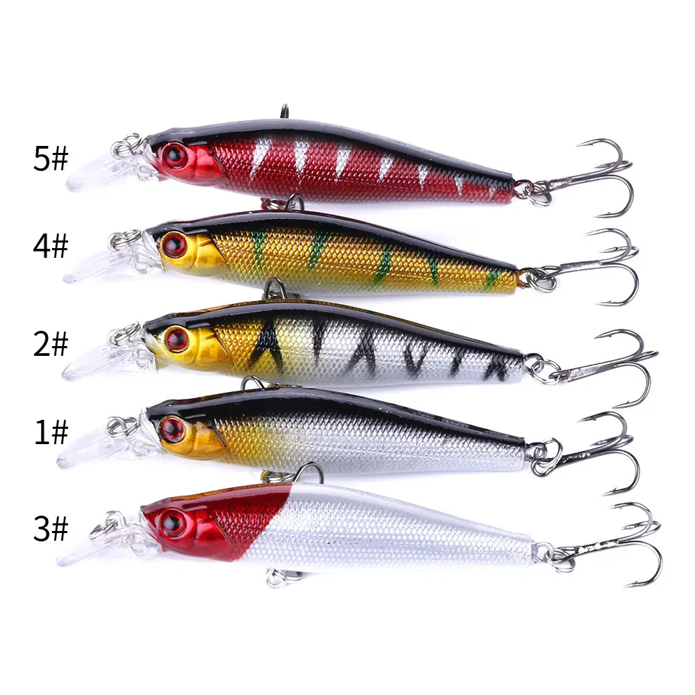 Lot de 10 leurres de pêche Wobbler Appâts artificiels en métal Style cuillère, accessoires de pêche (2,5 g, doré