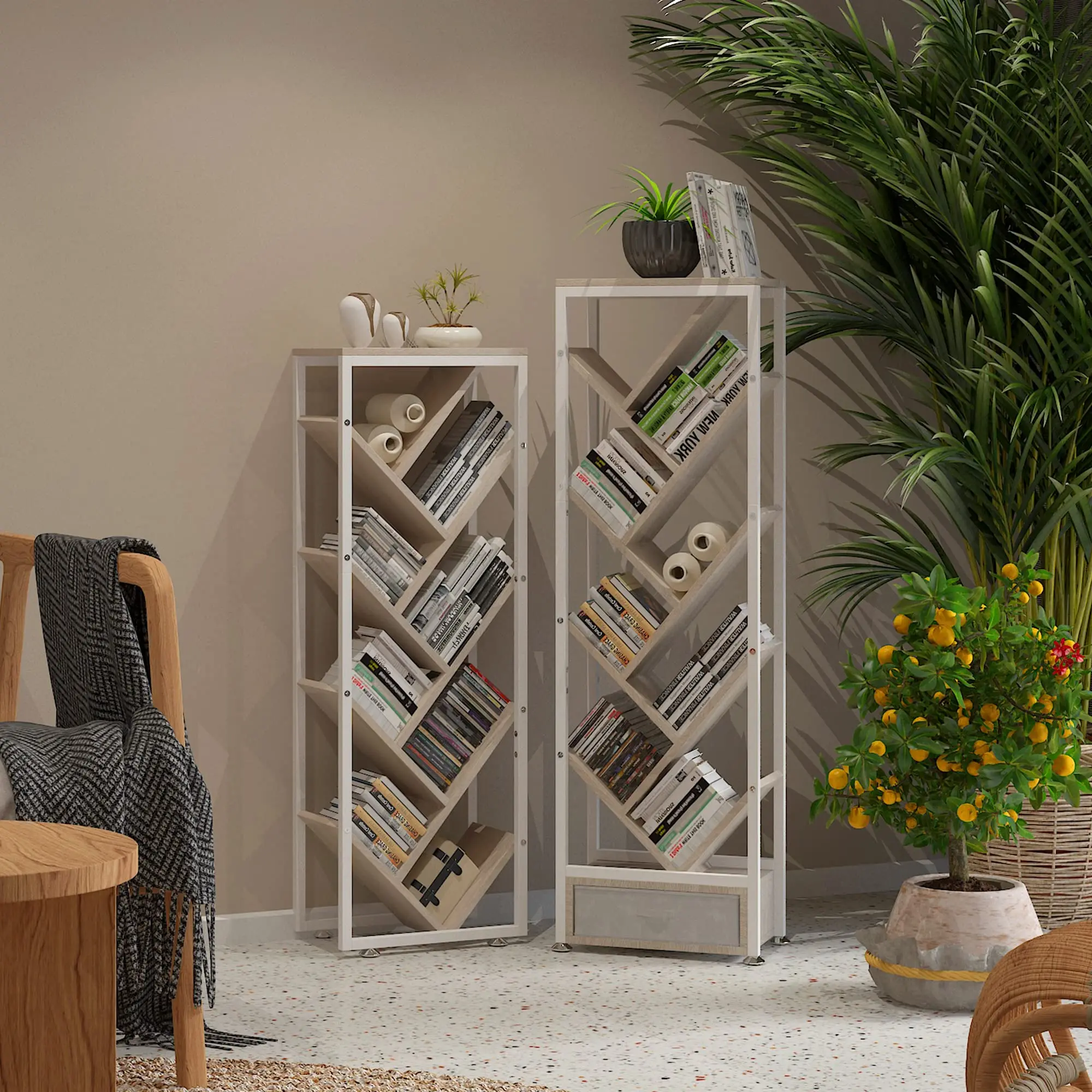 Деревянная книжная полка, книжный шкаф, стеллаж для хранения, мини книжные шкафы, узкий Настольный органайзер, полки для спальни, офиса