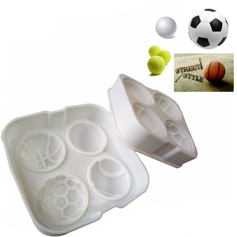 Basketball Shape Ice Molds