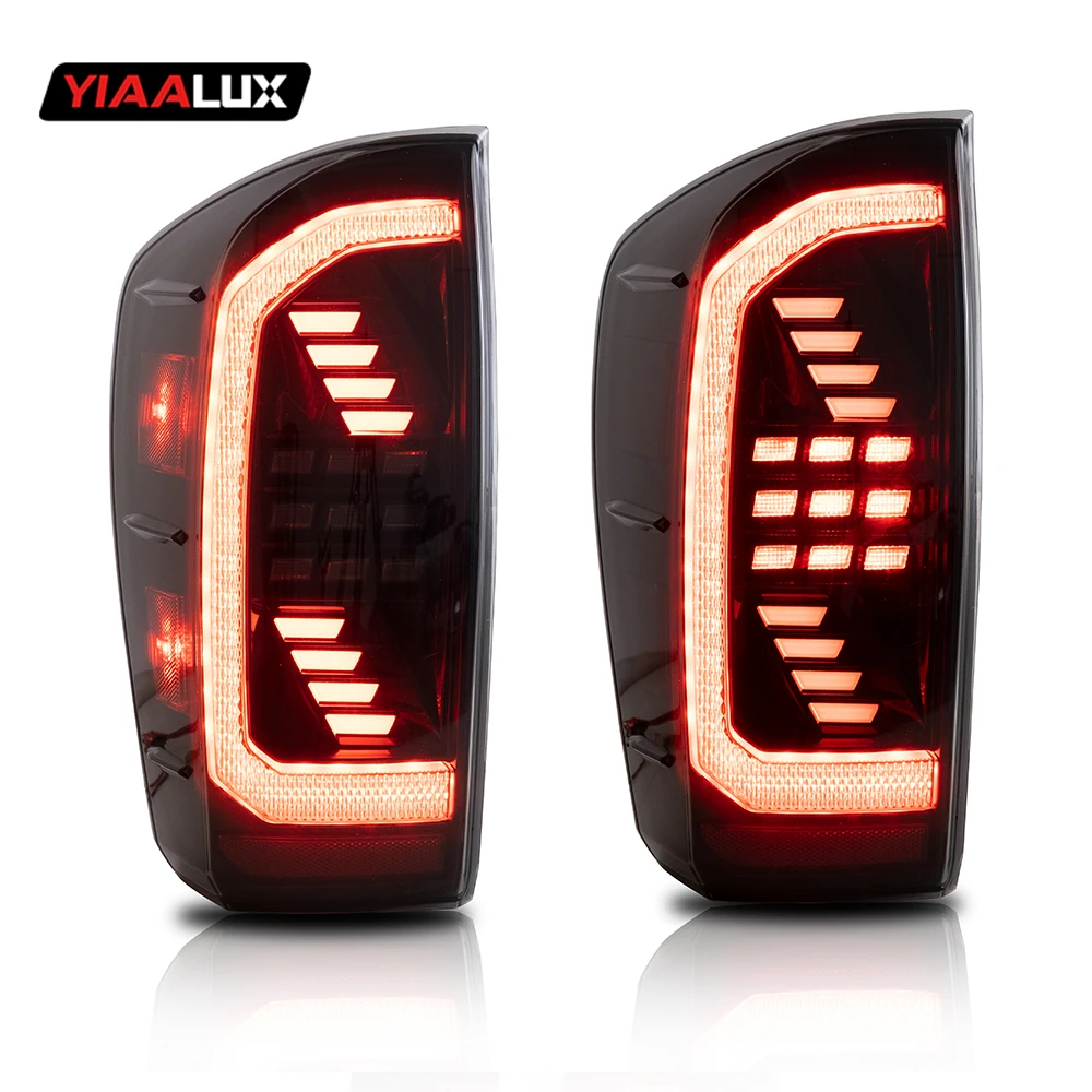 Vland Yiaalux Wholesales Tail Light Animation DRL Turn Signal Rear Lights Full LED 2016-2021 Tail Lamp For Toyota Tacoma