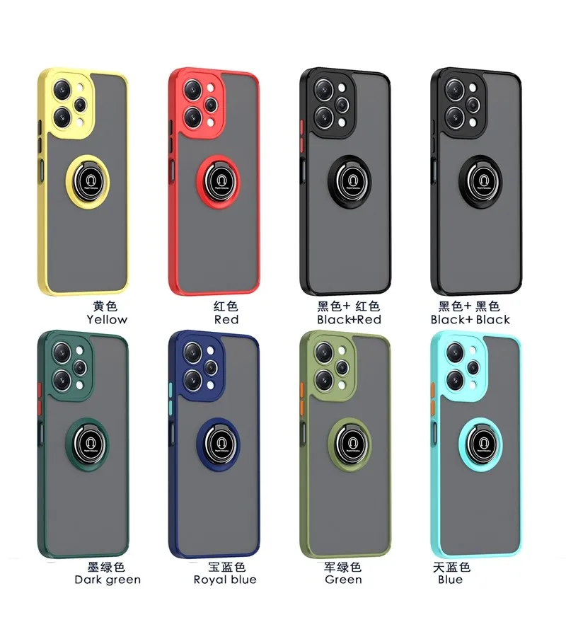 xinyunew Compatibile con Cover Xiaomi Redmi Note 12 4G 6.67 Smartphone,Compatibile con Xiaomi Redmi Note 12 4G 6.67 Cover Grado Militare Protezione Full Body : Case Antiurto 3 Strati (Blu