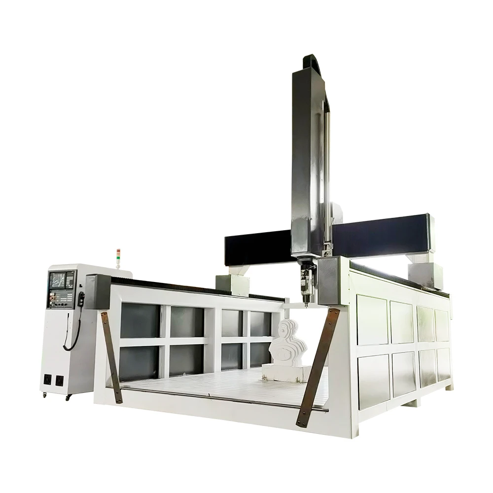 Fast Delivery 3D Sculpture Cnc Router Wood Foam Eps Mold Engraving 5 Axis Milling Making Machine 5 Axis Milling Machine