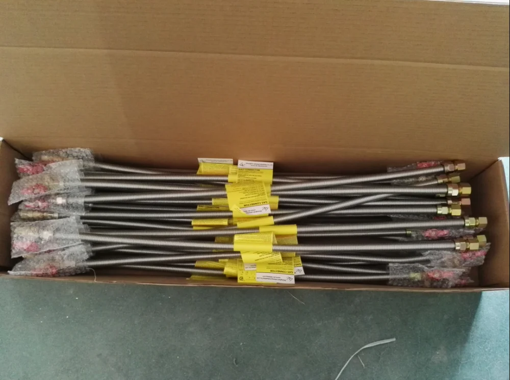 Corrugated gas connector Stainless steel flexible gas hose for grills