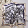 Navy blue maze