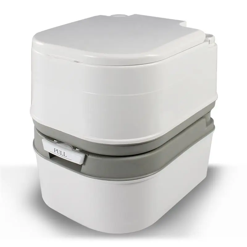 Caravan Accessories 20L Portable Camping Plastic RV Water Inlet Shower Toilet Combo for Boat Trailer Bathroom