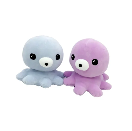 mini reversible octopus plush