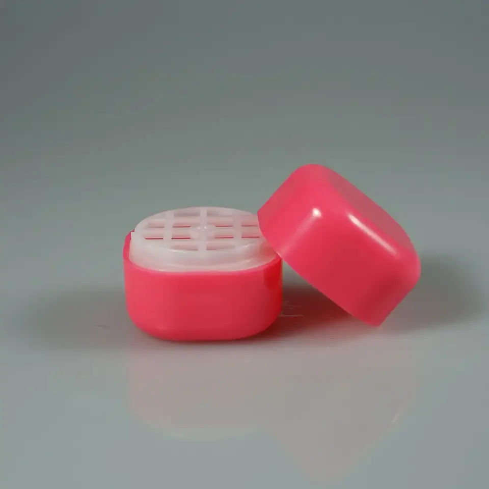 Colorful 7g 7ml Gloss Pink Green Blue Lip Balm Container,Square Lip