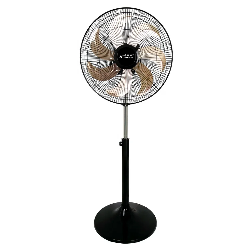 16 18 Inch Cheap Premade Volume Electric 7 Metal Blades Stand Pedestal  Cooling Oscillating Home Fan Ventilateur Sur Pied