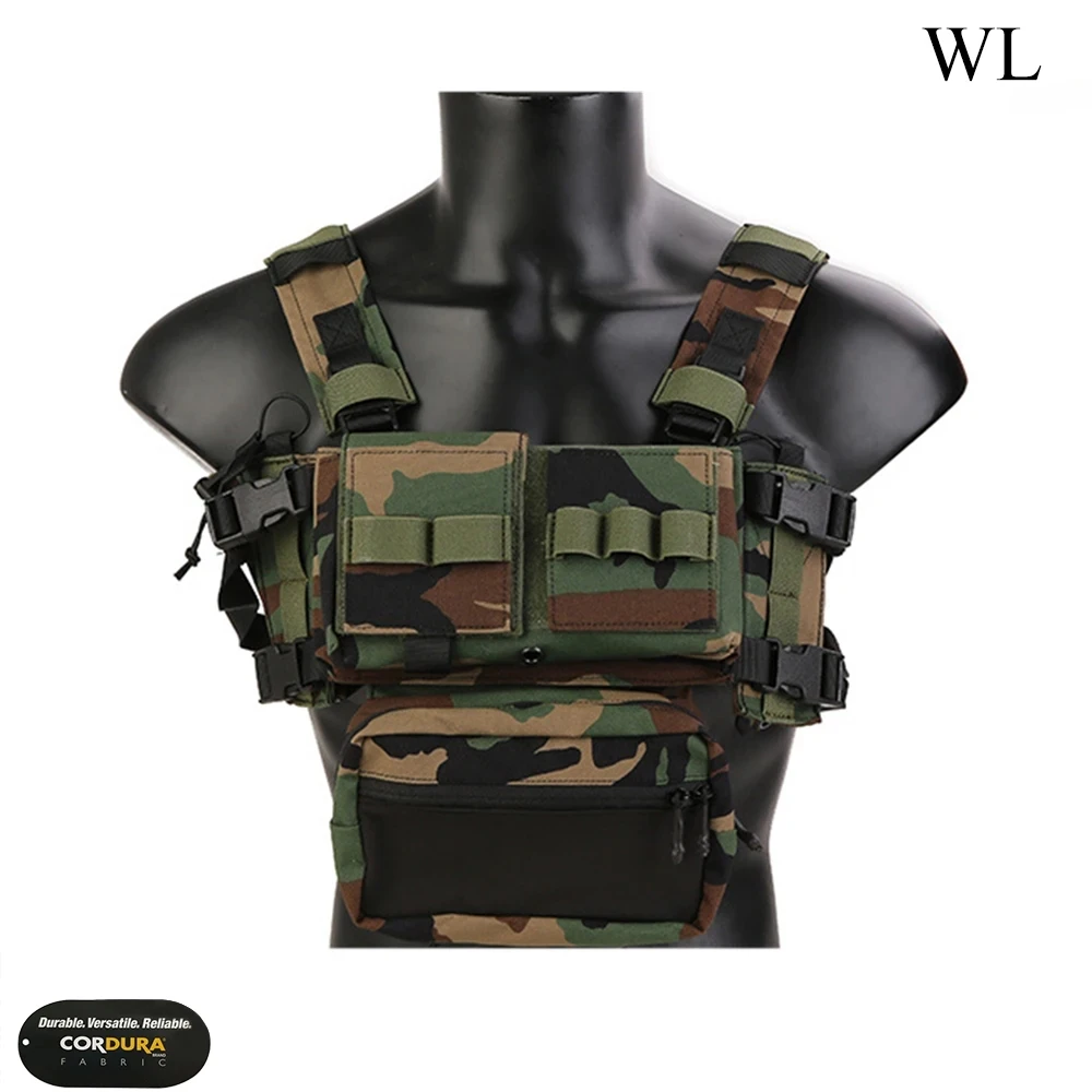 Emersongear 500d Cordura Nylon Multicam Adjustable Combat Chest Rig Mk3 ...