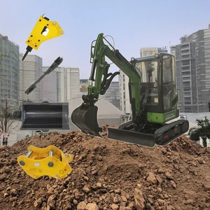 High Quality Goods Farm Machines Hydraulic Mini Digger Micro Crawler Bagger Mini Excavator