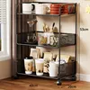 Black, three-tiered, large size [portable]