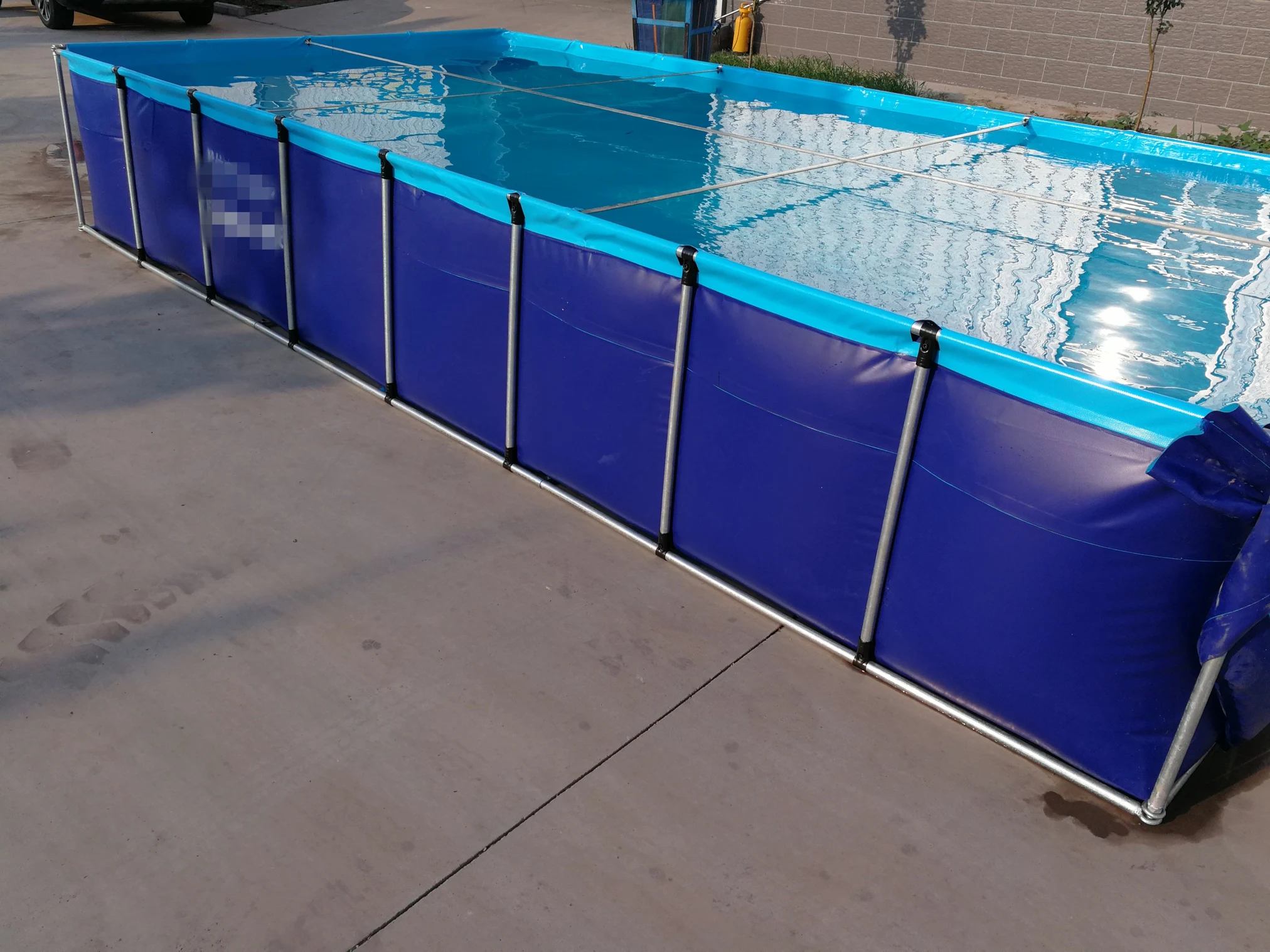 Large 9500-Liter Bio Flock Poly Tank for Indoor Shrimp & Lobster Farming Aquaculture Water Tank Manufacturing Equipment
