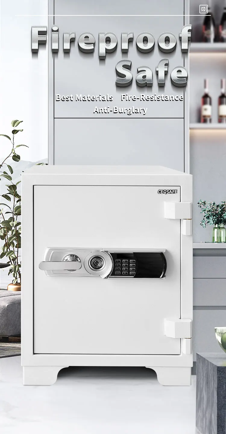 CEQSAFE Home Bank Use Mechanical Metal Security Steel Fire Proof Box Smart Safe Box factory