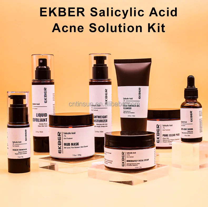Customize Logo Salicylic Acid Dark Spots Lightening Skincare Antiacne
