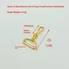 31-bead inner buckle with 25-button thread buckle gold sealing