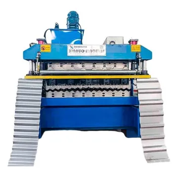 Double Layer Corrugated and Trapezoidal Steel Roof Panel Sheets Fully Automated Motor-Driven Gear & Bearing Roll Forming Machine