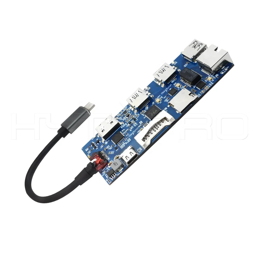 HytePro Type C Docking Station 4 Port Usb c Hub Power Bank Pcb Board