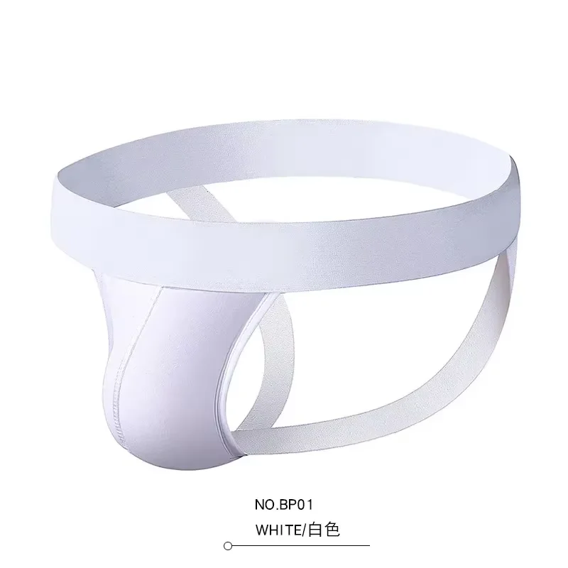 Hot Selling Male Sexy Briefs Nylon Jockstrap Athletic Supporter Erotic Breathable Thong for Gay