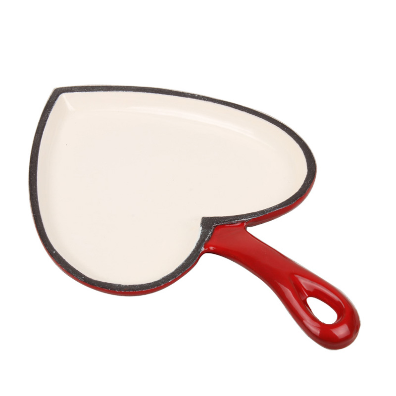 
Мини чугунная электрическая сковорода в форме сердца 