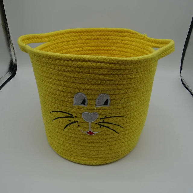 cotton rope storage basket
