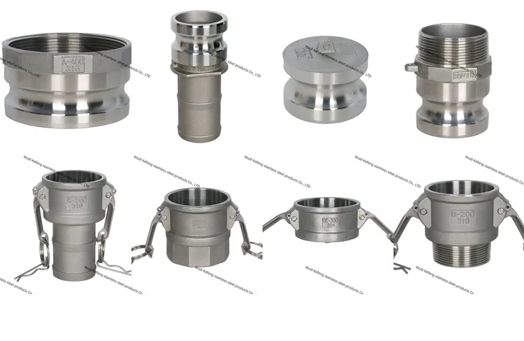 Type AW Quick Connect Fittings,Sanitary  Part Spare,Camlock Adapte,Camlock Aluminum Industry Couplings