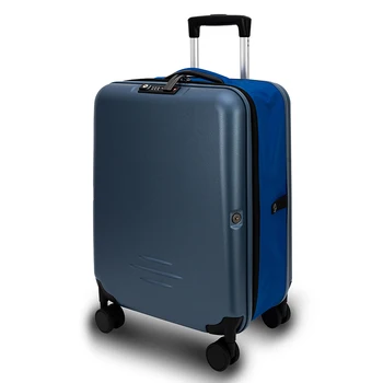 Fully Foldable Hardshell Carry-On Suitcase Collapsible Luggage with Silent Spinner Wheels ABS Material Cartoon Style