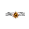 Anello in Moissanite - 6