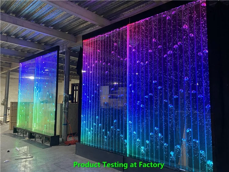 Digital programmé LED mur de panneau de bulles d'eau caractéristique  fontaine debout écran séparateur mur fabricants et fournisseurs - Meilleur  prix plancher mur de bulles debout à vendre - Aqua Extreme
