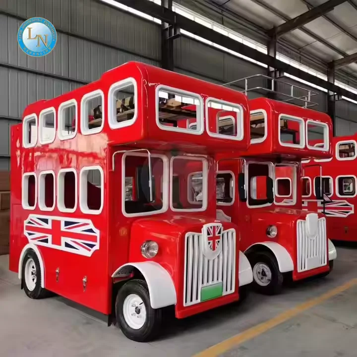 Ultimate New Amusement Park Electric London Bus for Sale Double Deck Party Bus Ultimate New Amusement Park Electric London Bus for Sale Double Deck Party Bus