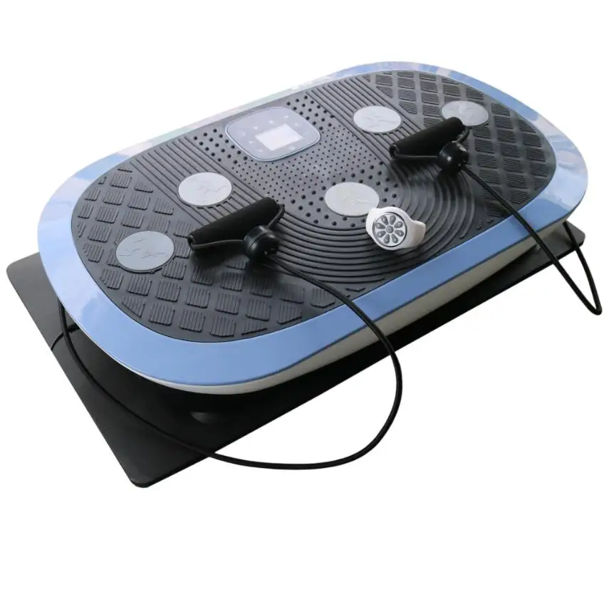 Vibrate Plate Exercise Machine Crazy Fit Massage Vibration Platform Machines Fitness Body Massager With Remote Control