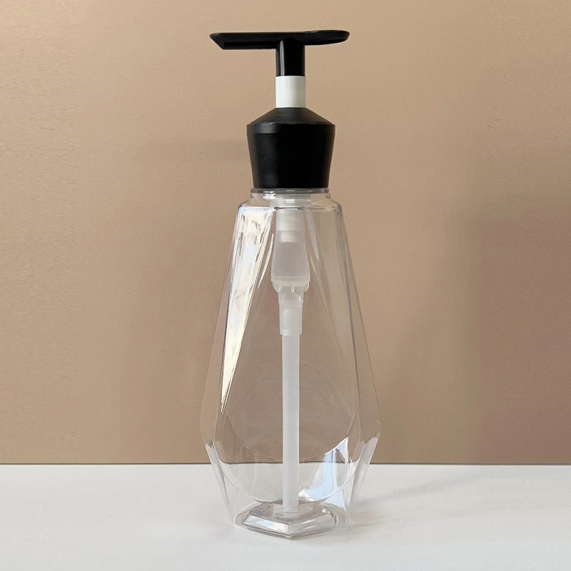 Factory Supplies 500ml Pet Empty Hand Shampoo Lotion Dispenser Plastic Bottle