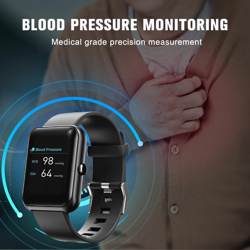 SDK NFC SOS WIFI GPS AOA Position Smart Watches VX3Plus Body Temperature Smart Watch for Campus Group Management Bracelet
