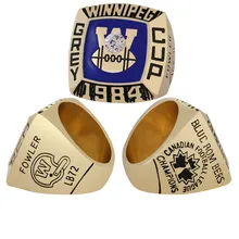 CFL 1984 Winnipeg Blue Bombers Football Grey Cup Championship Ring Men's Fashion Ring Jewelry Custom Wholesale