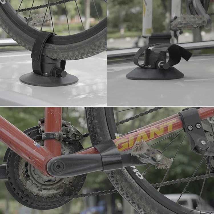 HOMFUL Bike Roof Rack Sedan Outdoor Travel Bicycle Car Rack Hitch ...