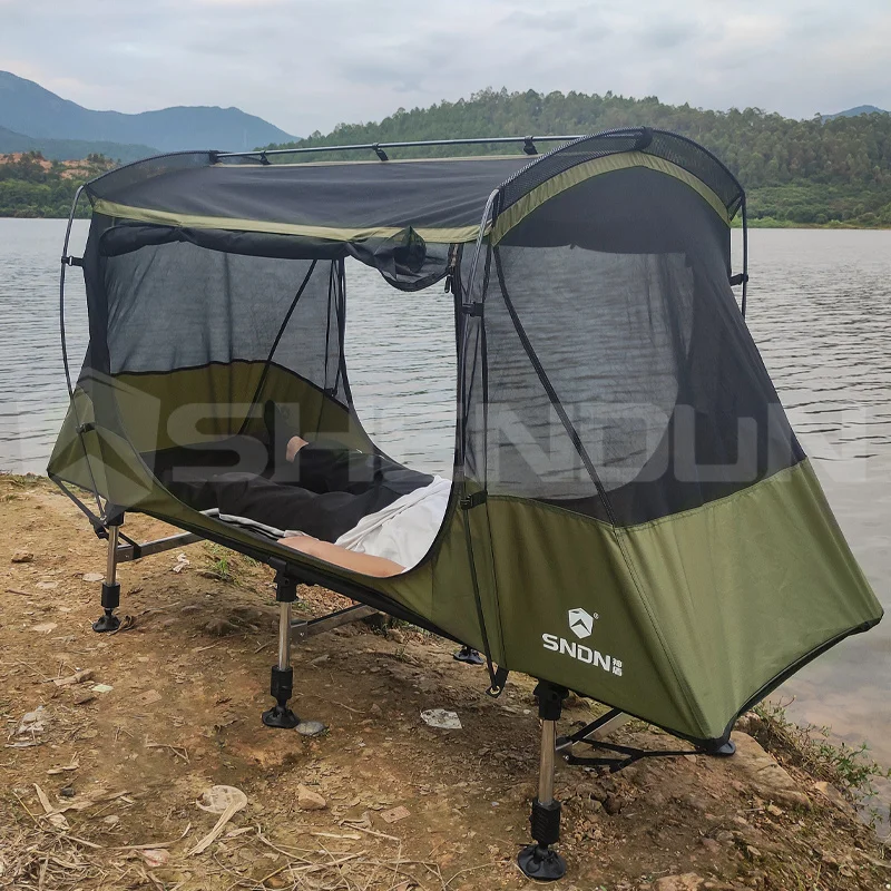Portable Canvas Wholesale off Ground Swag Tent Waterproof Outdoor Camping  Tent Folding Bed off the Ground Tent Jungle Fishing