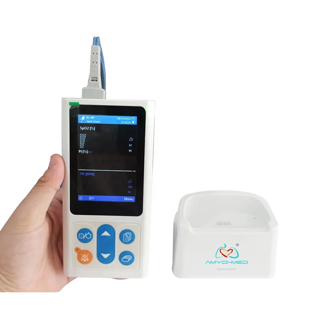 Amydi-med Gray Clip Spo2 Sensor Veterinary Pulse Oximeters for Dog Cat Horse Animals