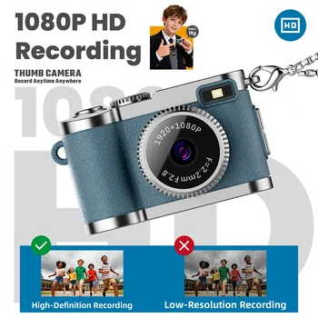Mini Thumb Digital Camera 0.96 Inch Multiple Colors Tiny Ultra Compact CMOS 1080P 200mAh Travel Vlogging Pocket Cam G2 detail image
