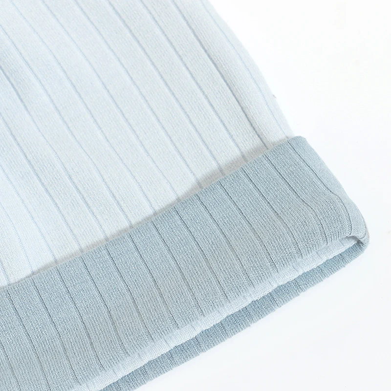 Оптовая продажа повседневные зимние теплые вязаные детские шапки с узлом зимняя шапка для