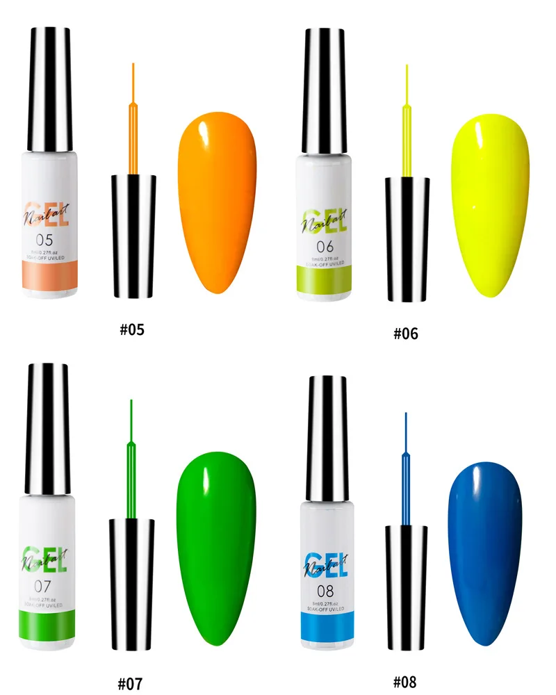 12colors Set Private Label Oem Painting Gel Nail Art Nail Box Kit Gel